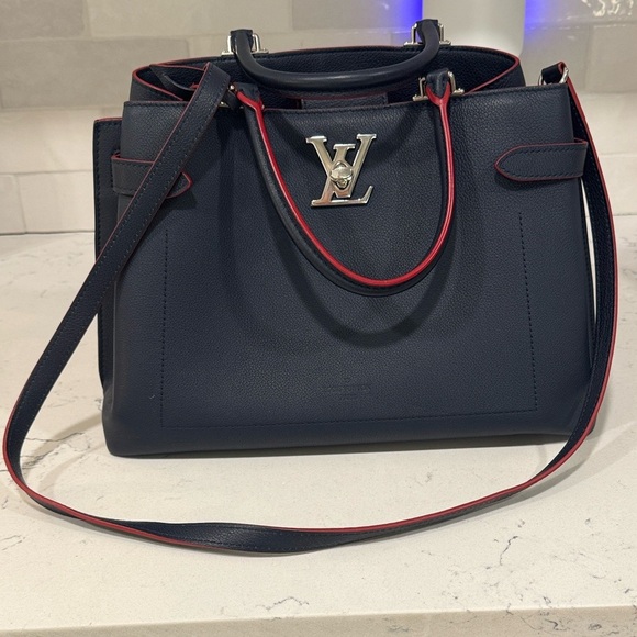 Louis Vuitton Handbags - Louis Vuitton Navy Lockme